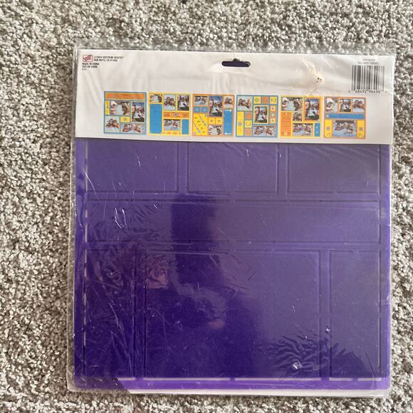 12x 12 Plastic Scrapbooking Layout Templates Stencils NEW 6 Layouts - Picture 3 of 3